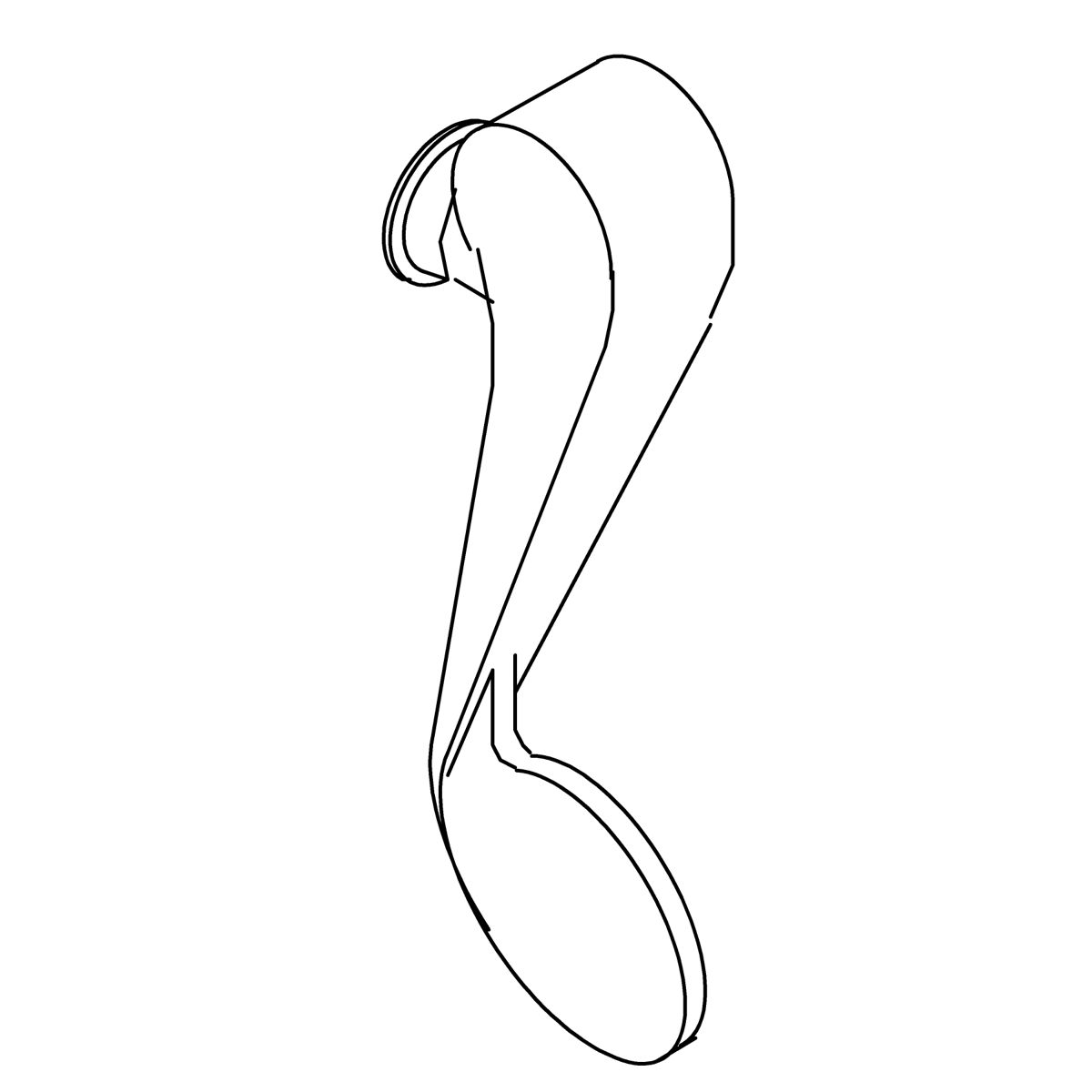 Kohler Genuine Parts Handle, Lever - French Gold
