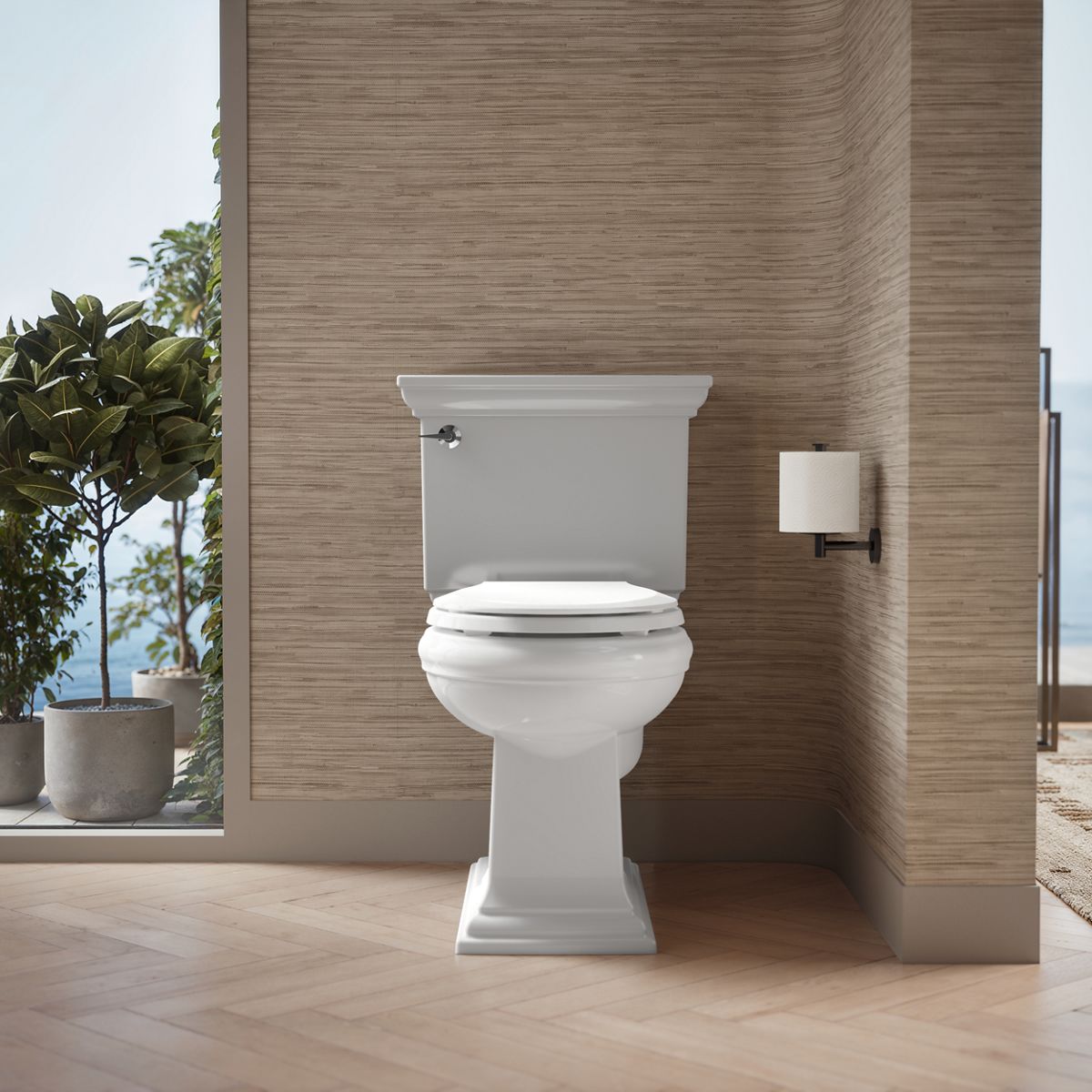 Cachet Nightlight Round-Front Toilet Seat | K-75758-RL | KOHLER