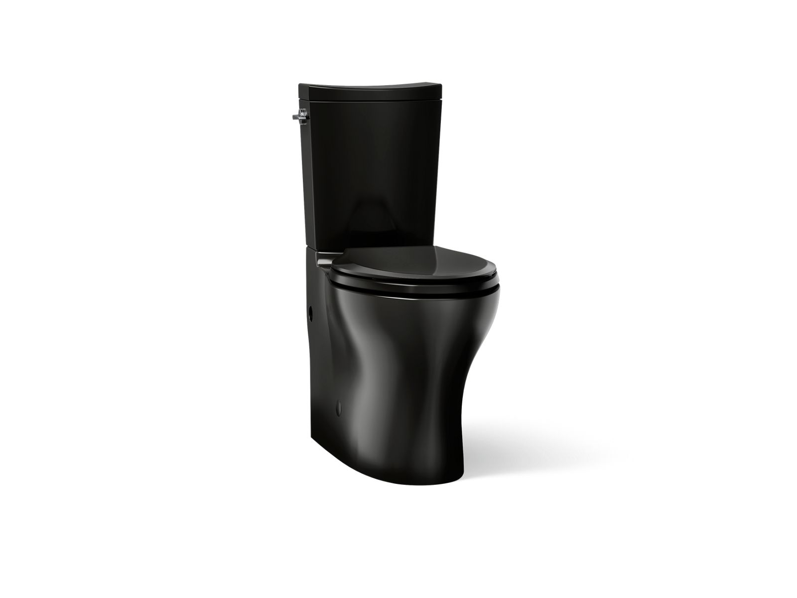 Persuade Curv Two-piece elongated toilet with skirted trapway, dual-flush
