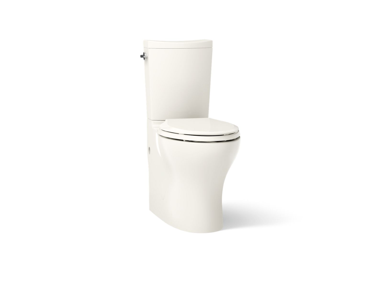 Persuade Curv Two-piece elongated toilet with skirted trapway, dual-flush