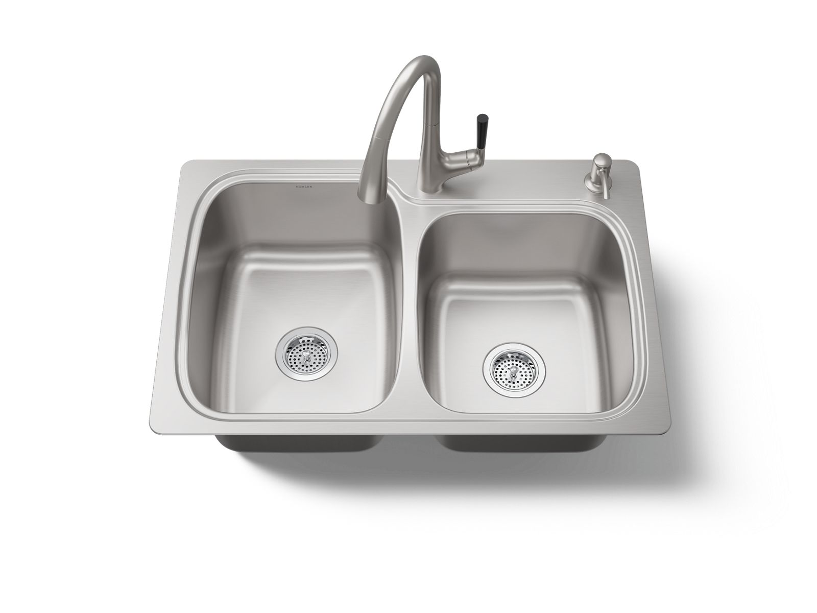 ●NSP KOHLER | K-75791-2PC | All-In-One Kit Top-mount/Undermount