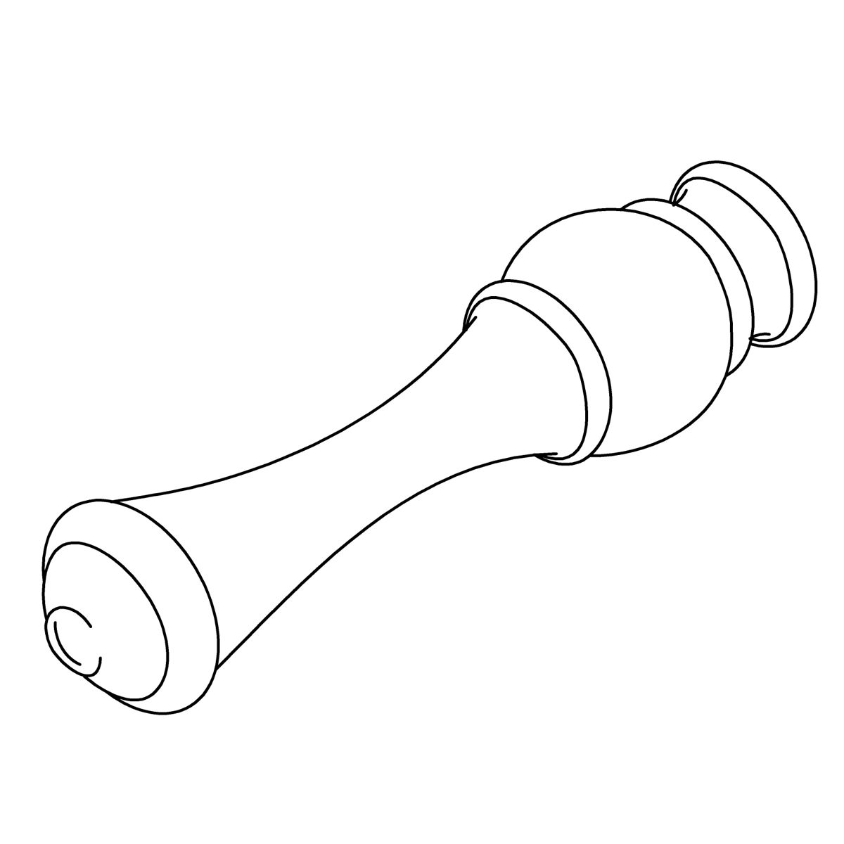 Kohler Genuine Parts Handle, Small Lever - French Gold