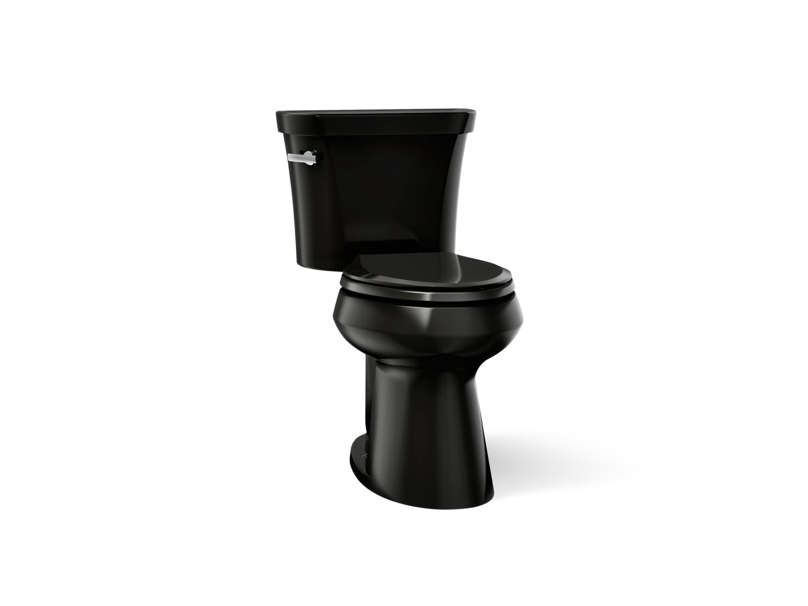 Highline Two-piece elongated toilet with concealed trapway, 1.28 gpf