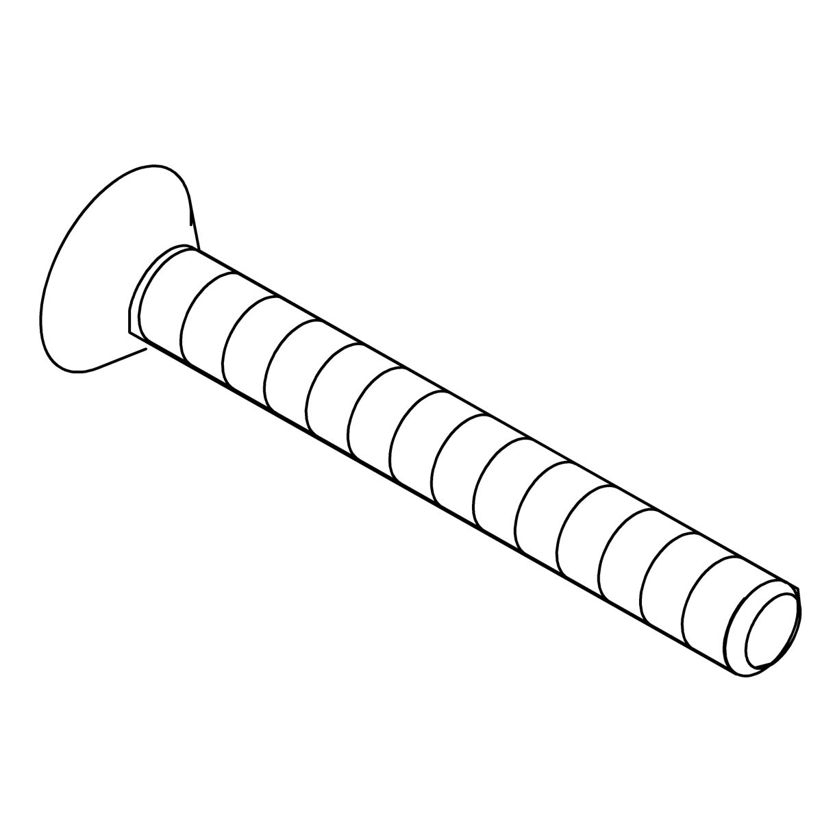 Kohler Genuine Parts Screw, 6-32 X .875, Truss