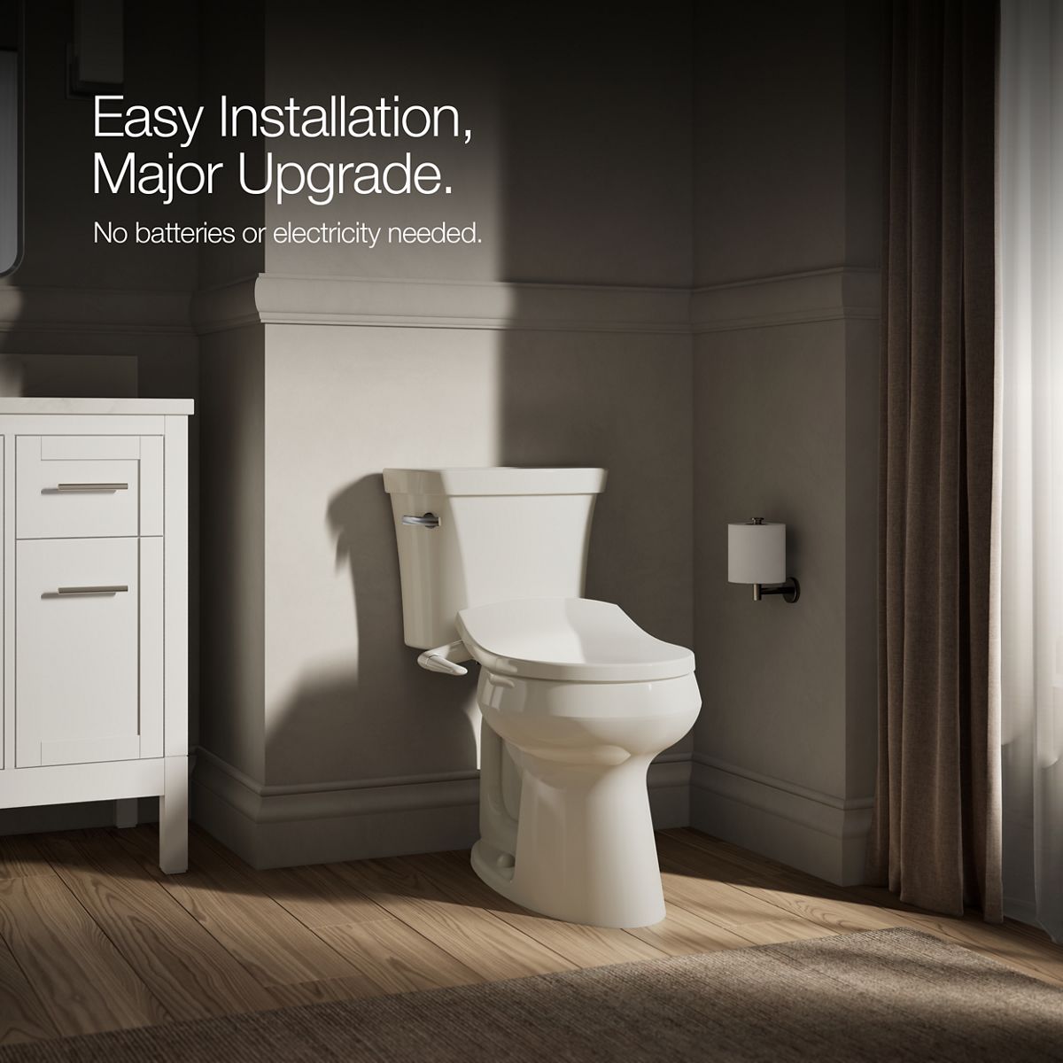 Up to 2 walls & multiple product categories visible, 2-point perspective