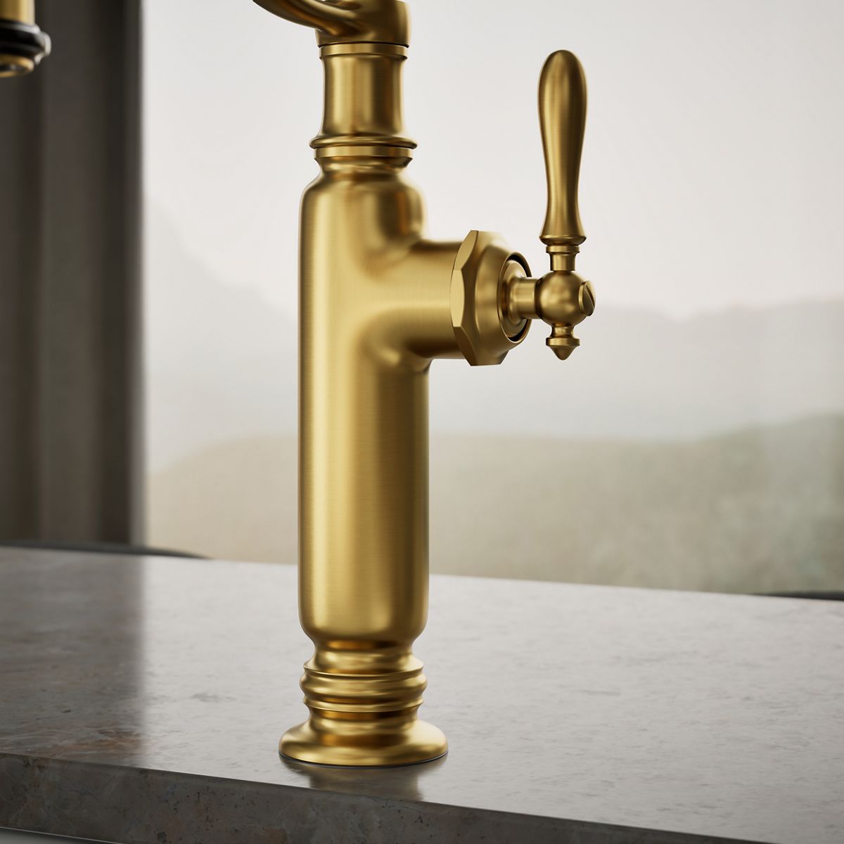 close-up view of product detail function