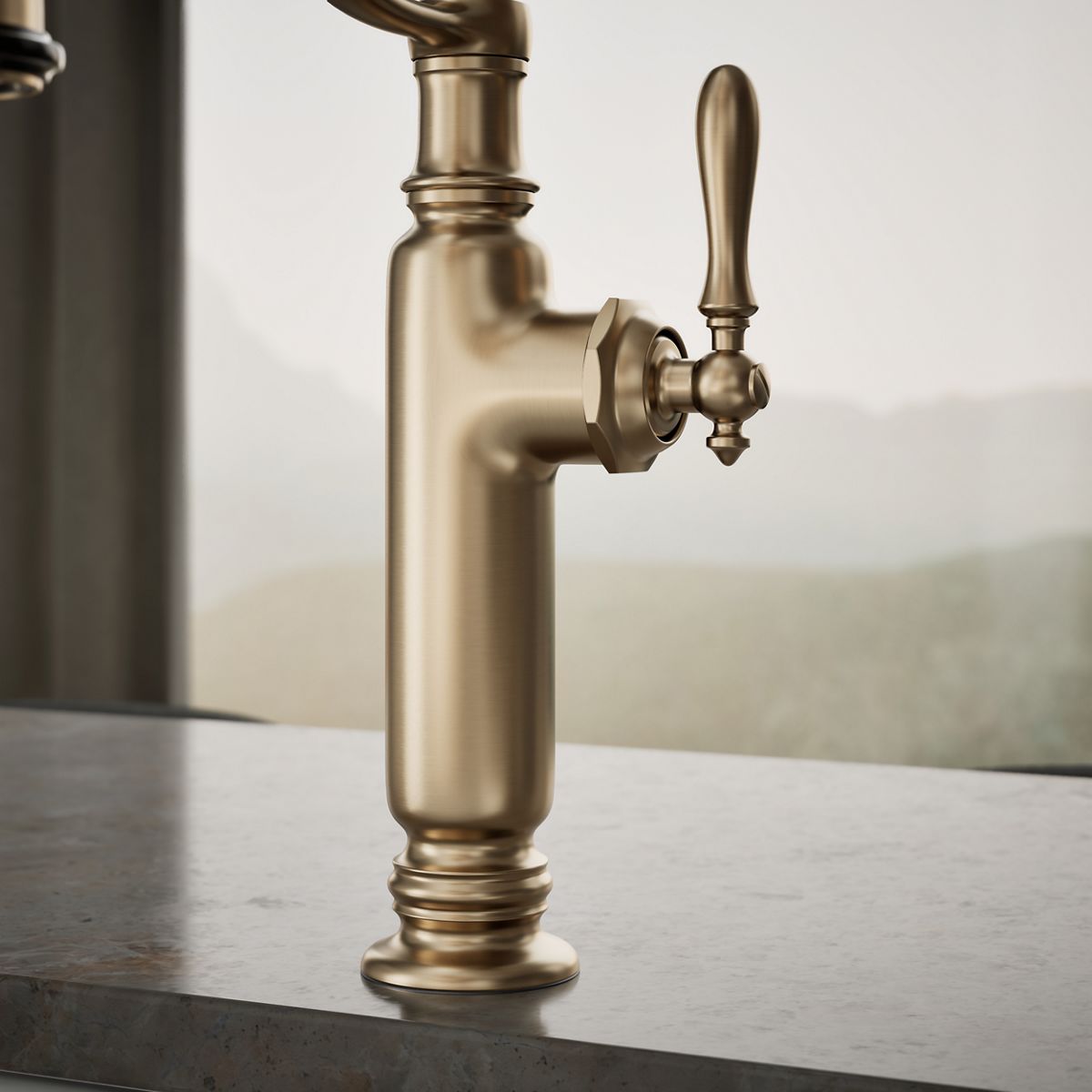 close-up view of product detail function
