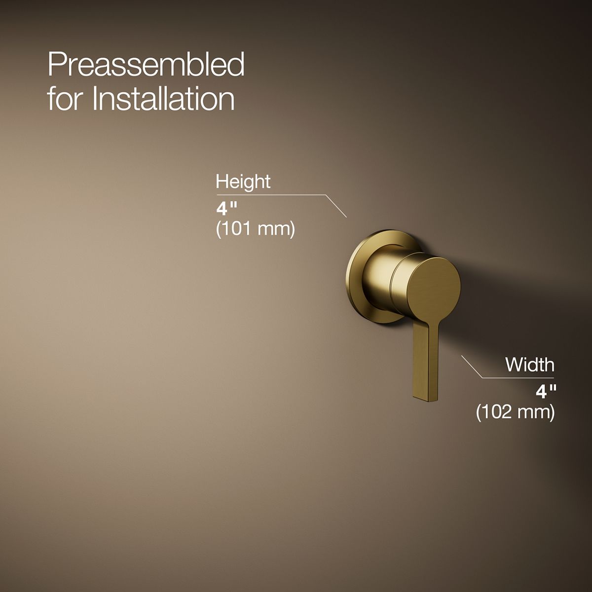 ココ出品 Components Wall-Mount Bathroom Sink Faucet Handle | K-77980-4 | KOHLER
