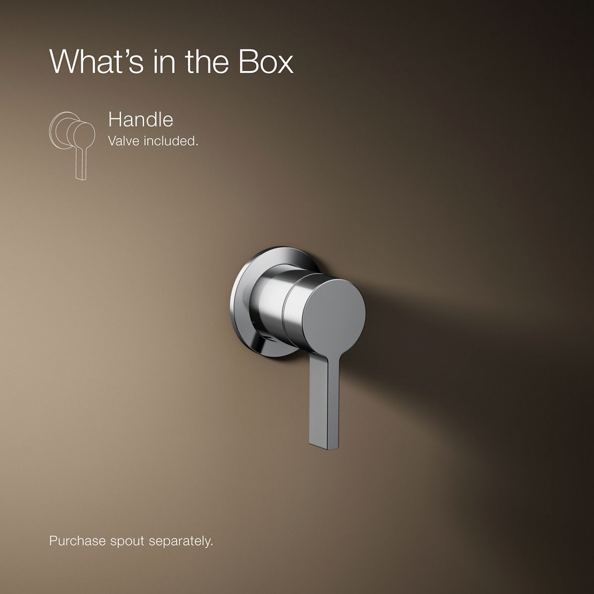 KOHLER | 77980-4 | Components™| Wall-mount bathroom sink faucet handle