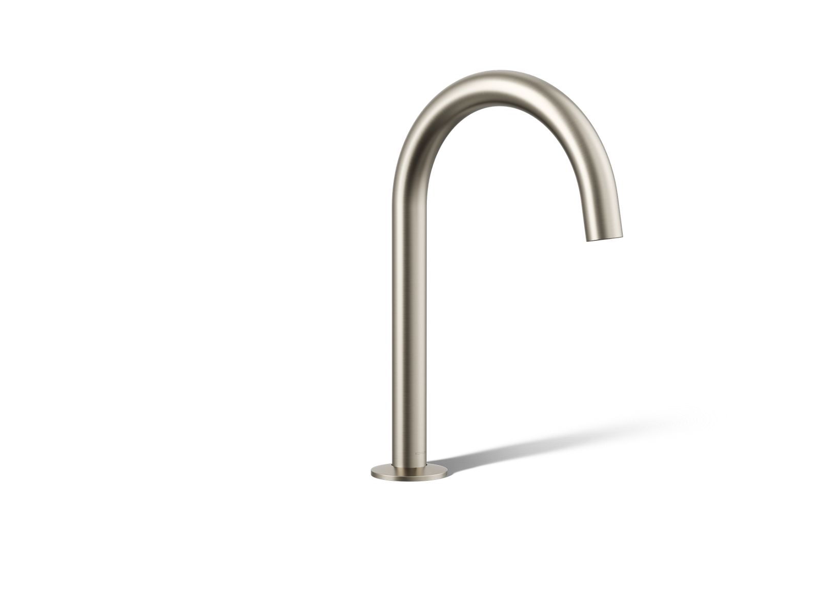 Components Deck-mount bath spout with Tube design
