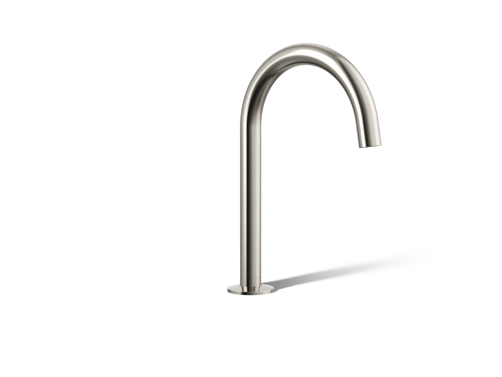 Components Deck-mount bath spout with Tube design