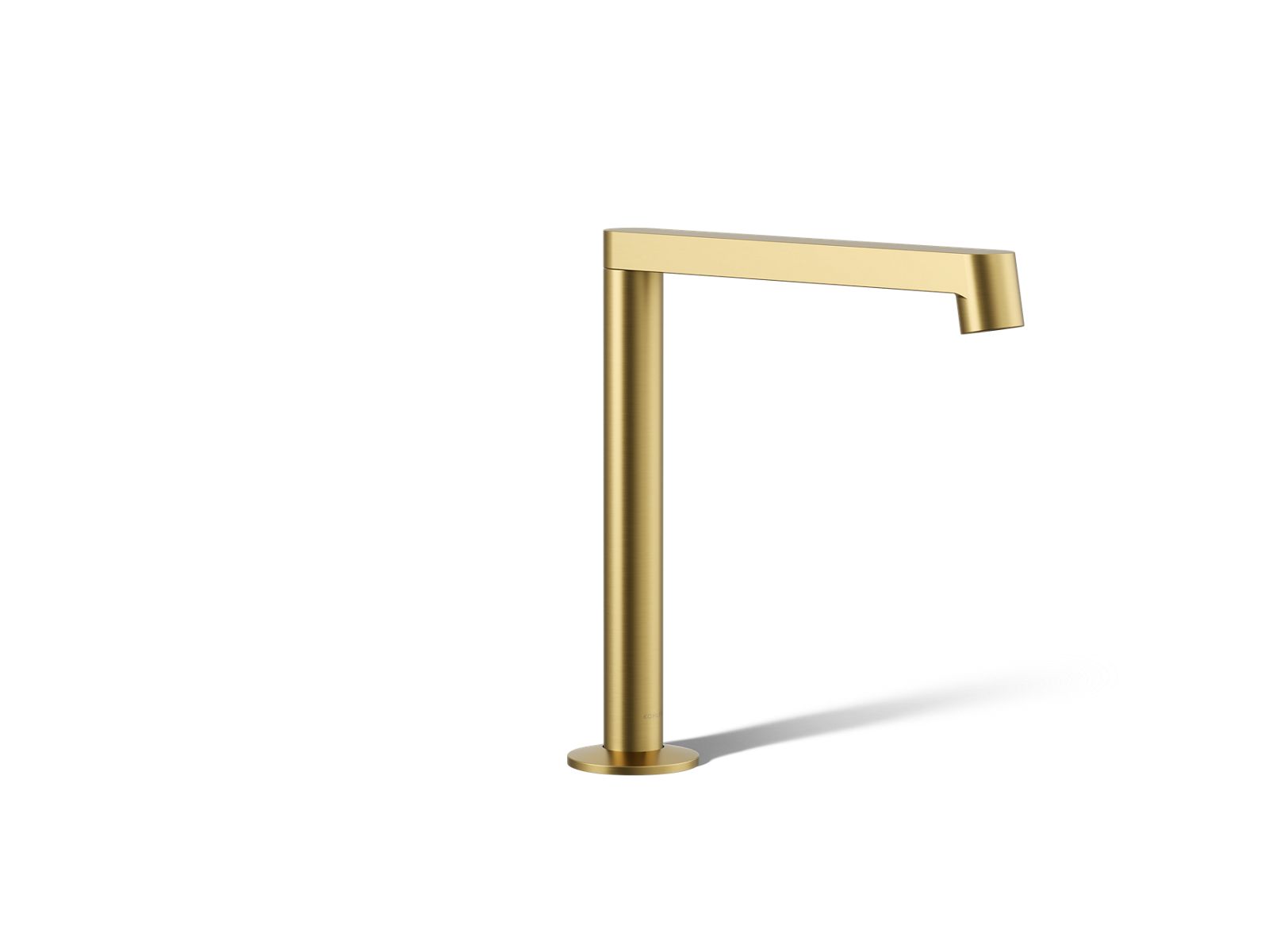 Components Deck-mount bath spout with Row design