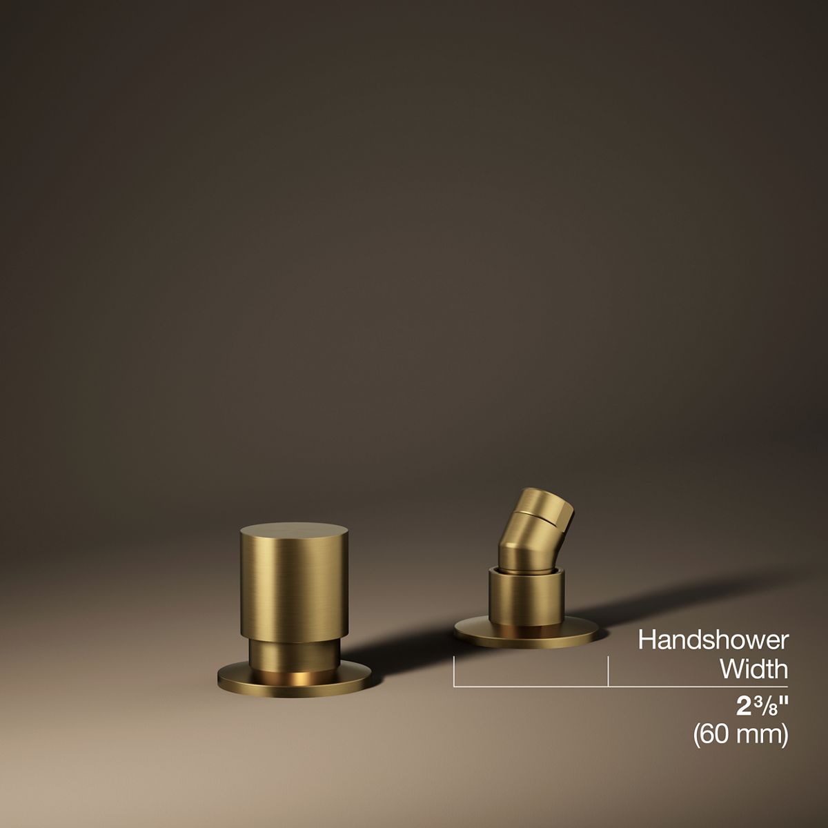 Components Deck-Mount Handshower Holder and Two-Way Diverter Valve