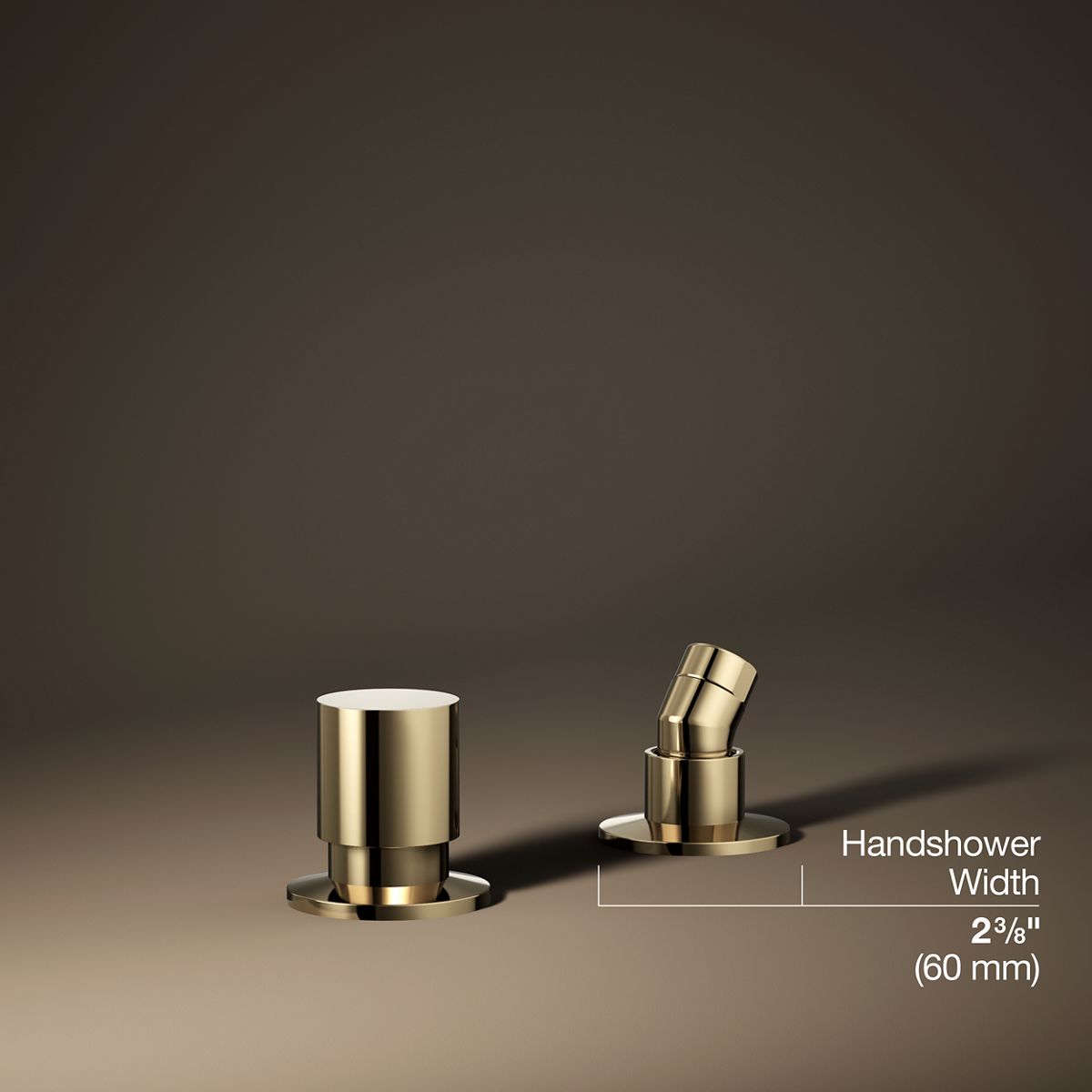 3/4 view of product with dimensions