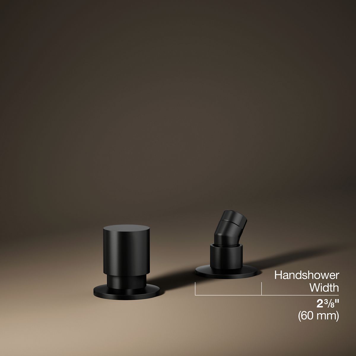3/4 view of product with dimensions