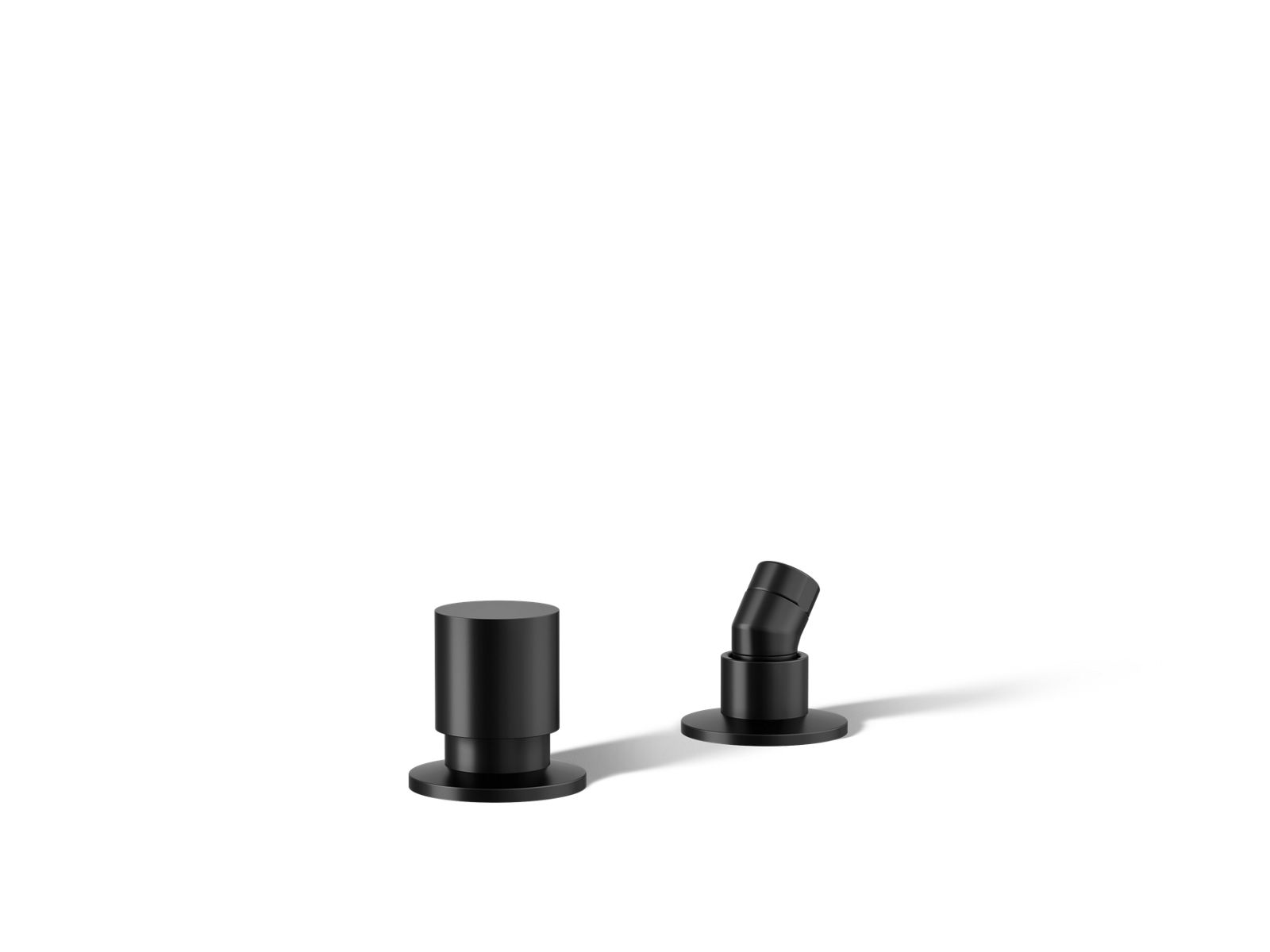 Components Deck-mount handshower holder and two-way diverter valve