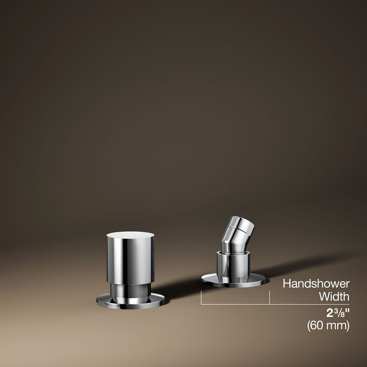 3/4 view of product with dimensions