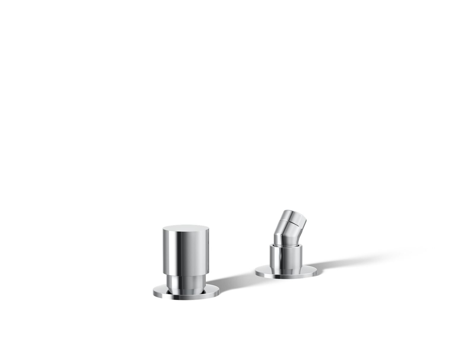 Components Deck-mount handshower holder and two-way diverter valve