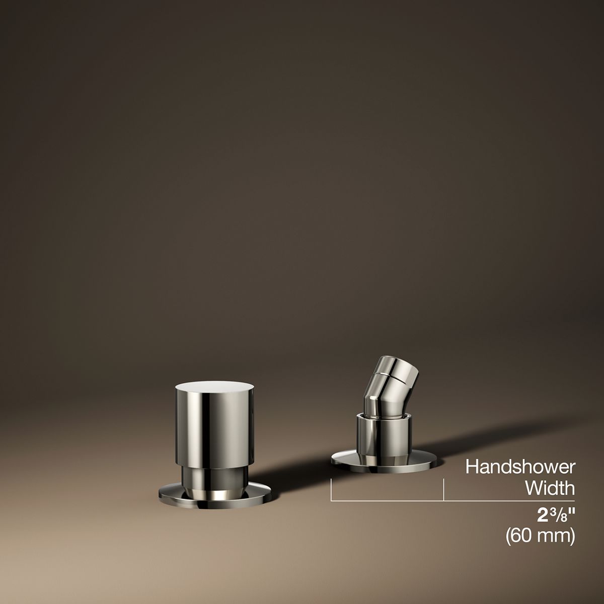 3/4 view of product with dimensions