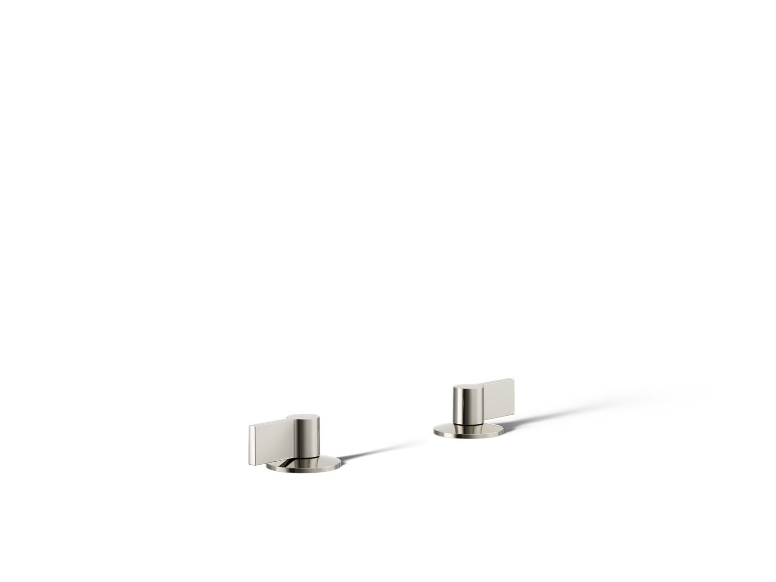 Components Deck-mount bath faucet handles with Lever design