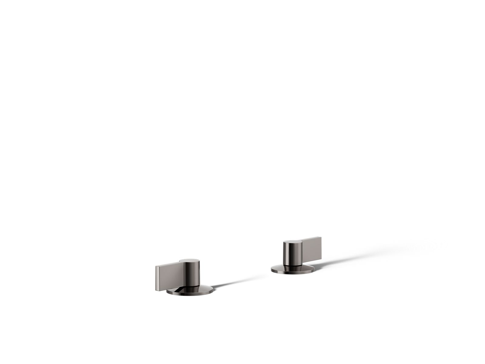 Components Deck-mount bath faucet handles with Lever design