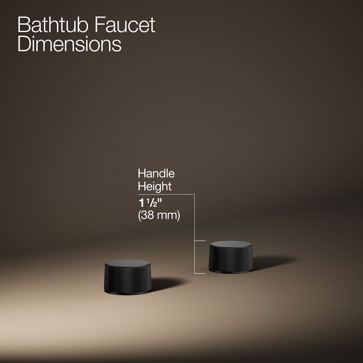 Components Deck-Mount Bath Faucet Handles with Oyl Design | K