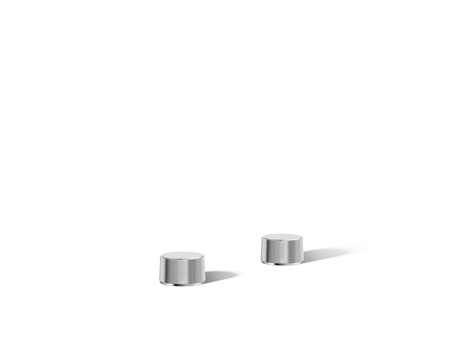 Components Deck-mount bath faucet handles with Oyl design