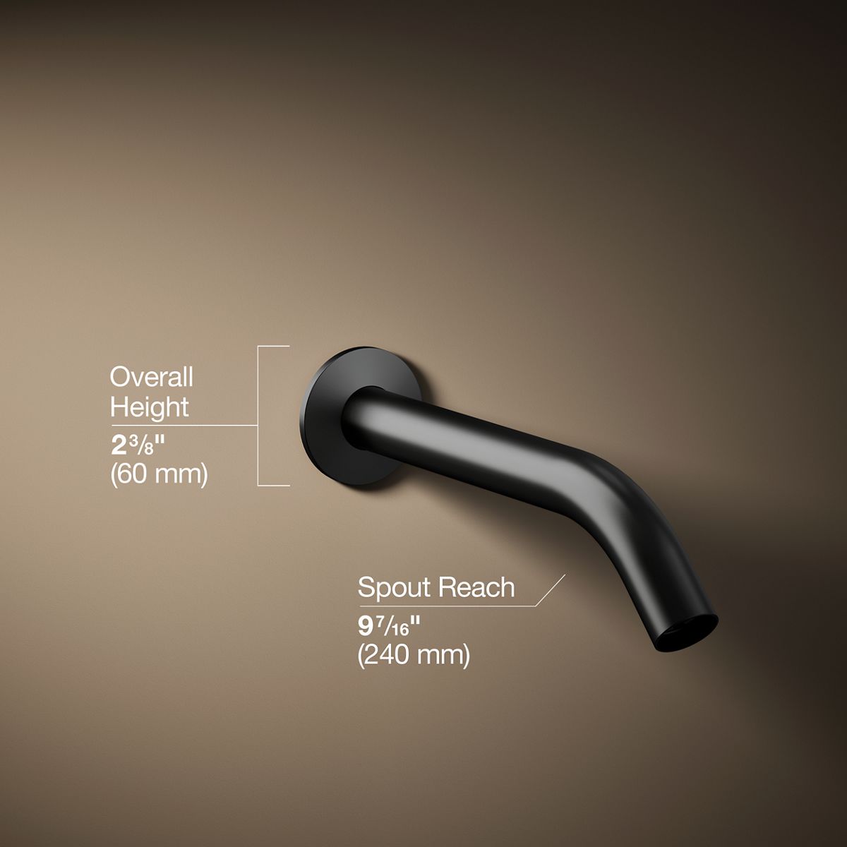 3/4 view of product with dimensions