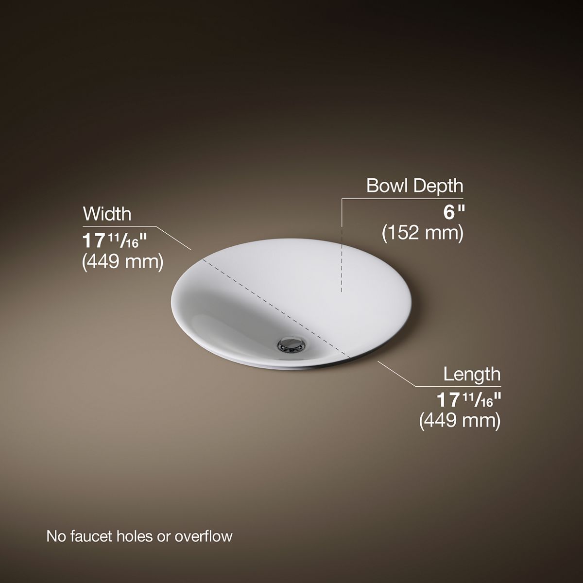 3/4 view of product with dimensions