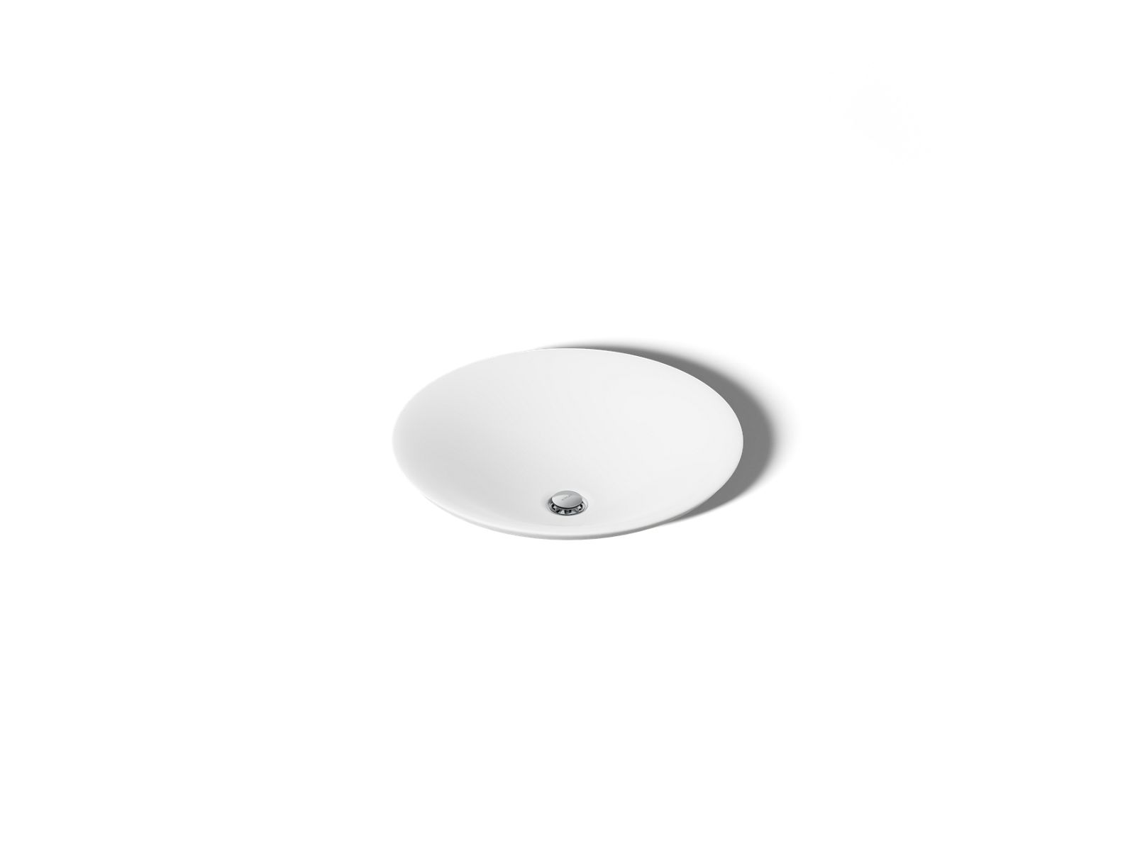 Carillon 17-3/4" round drop-in bathroom sink, no overflow
