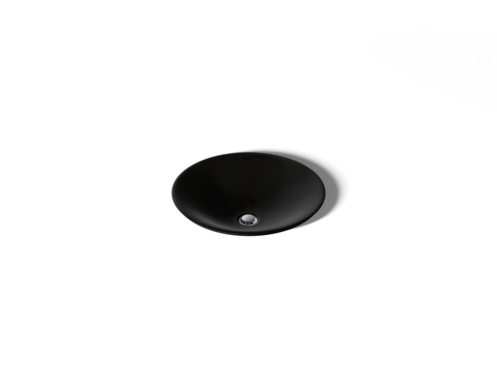 Carillon 17-3/4" round drop-in bathroom sink, no overflow