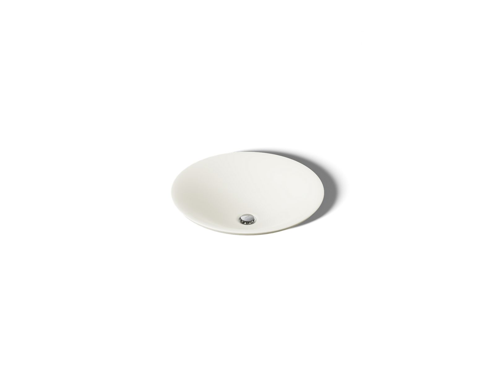 Carillon 17-3/4" round drop-in bathroom sink, no overflow