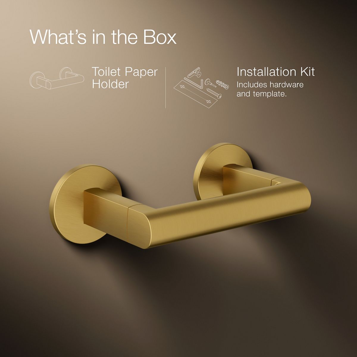 Components Pivoting Toilet Paper Holder | K-78382 | KOHLER