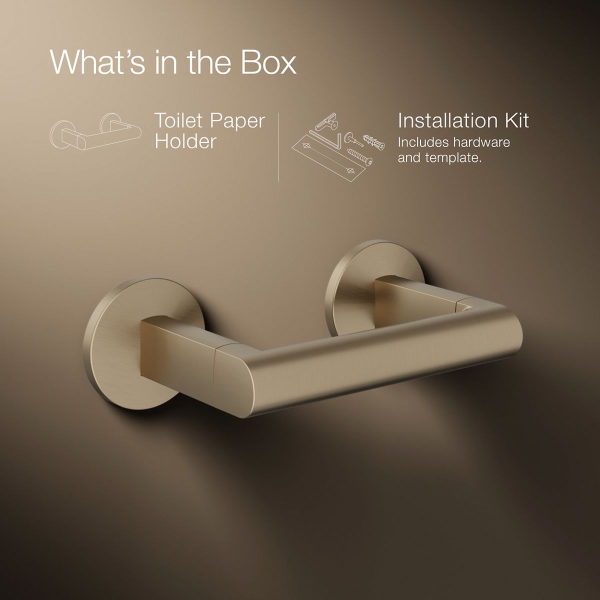 Components Pivoting Toilet Paper Holder | K-78382 | KOHLER