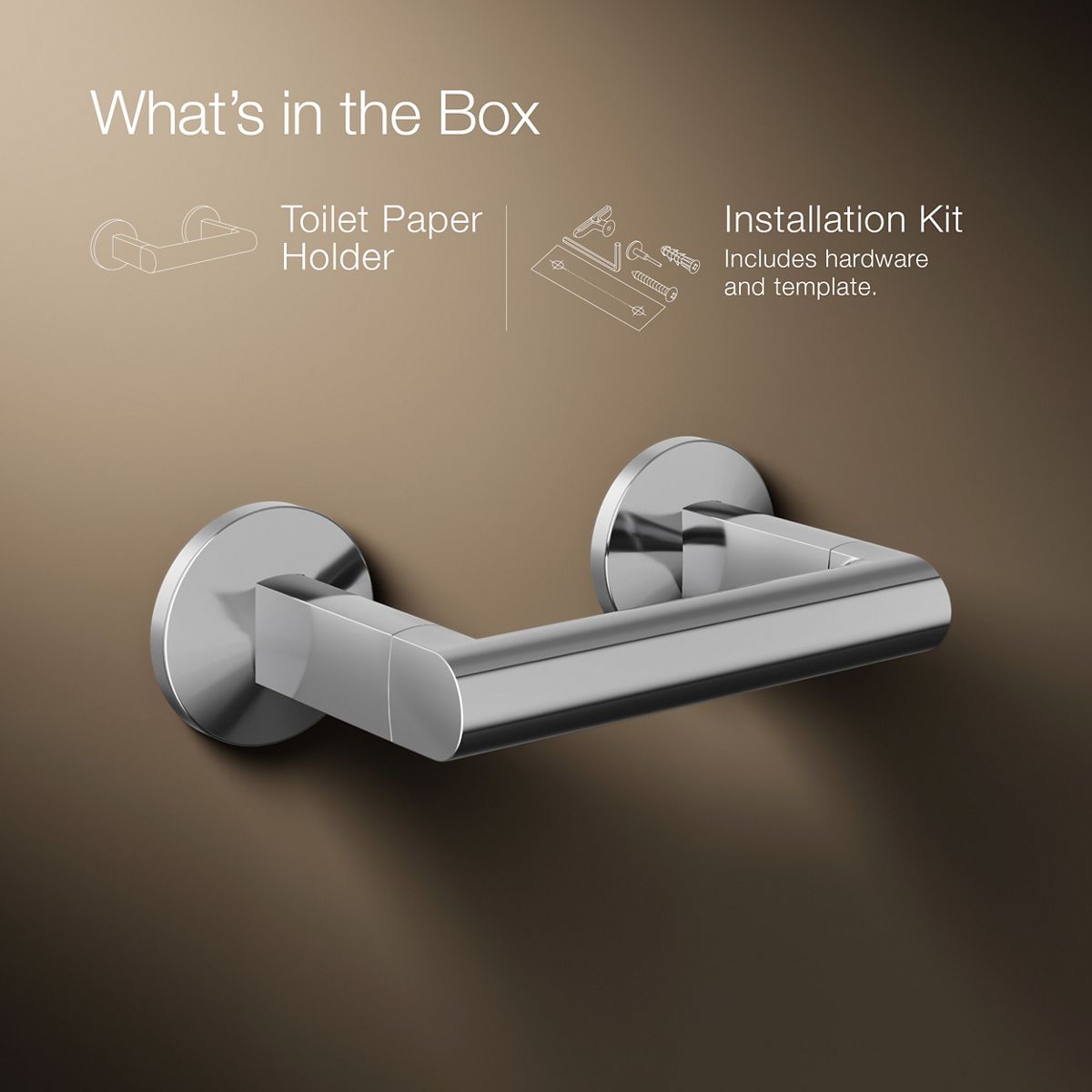 Components Pivoting Toilet Paper Holder | K-78382 | KOHLER