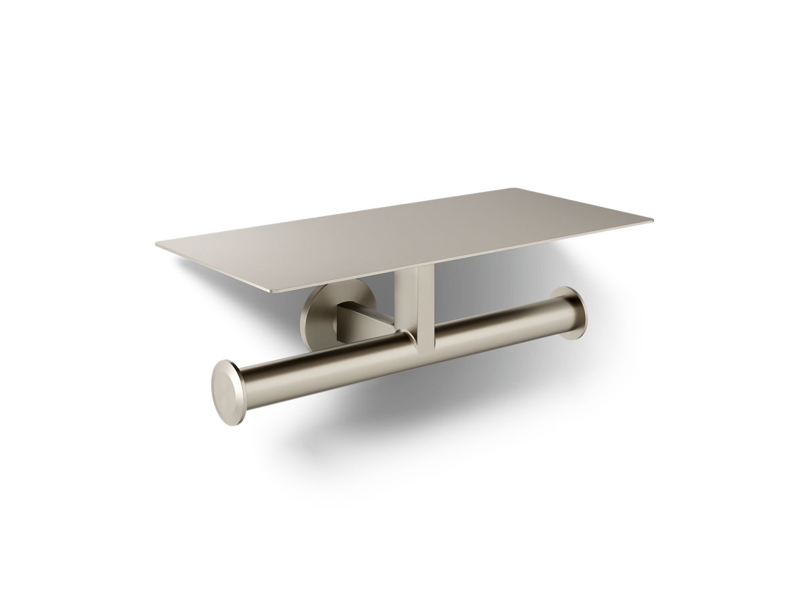洋楽 KARNATAKA KTK CD001 Components Covered Double Toilet Paper Holder | K-78384 | KOHLER