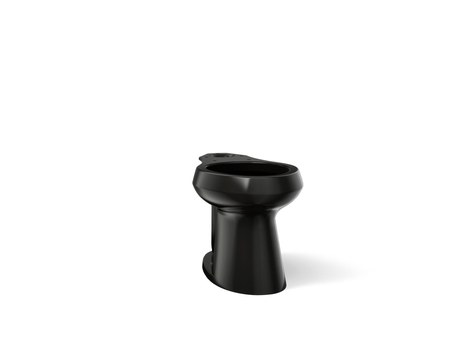 Highline Elongated toilet bowl with concealed trapway
