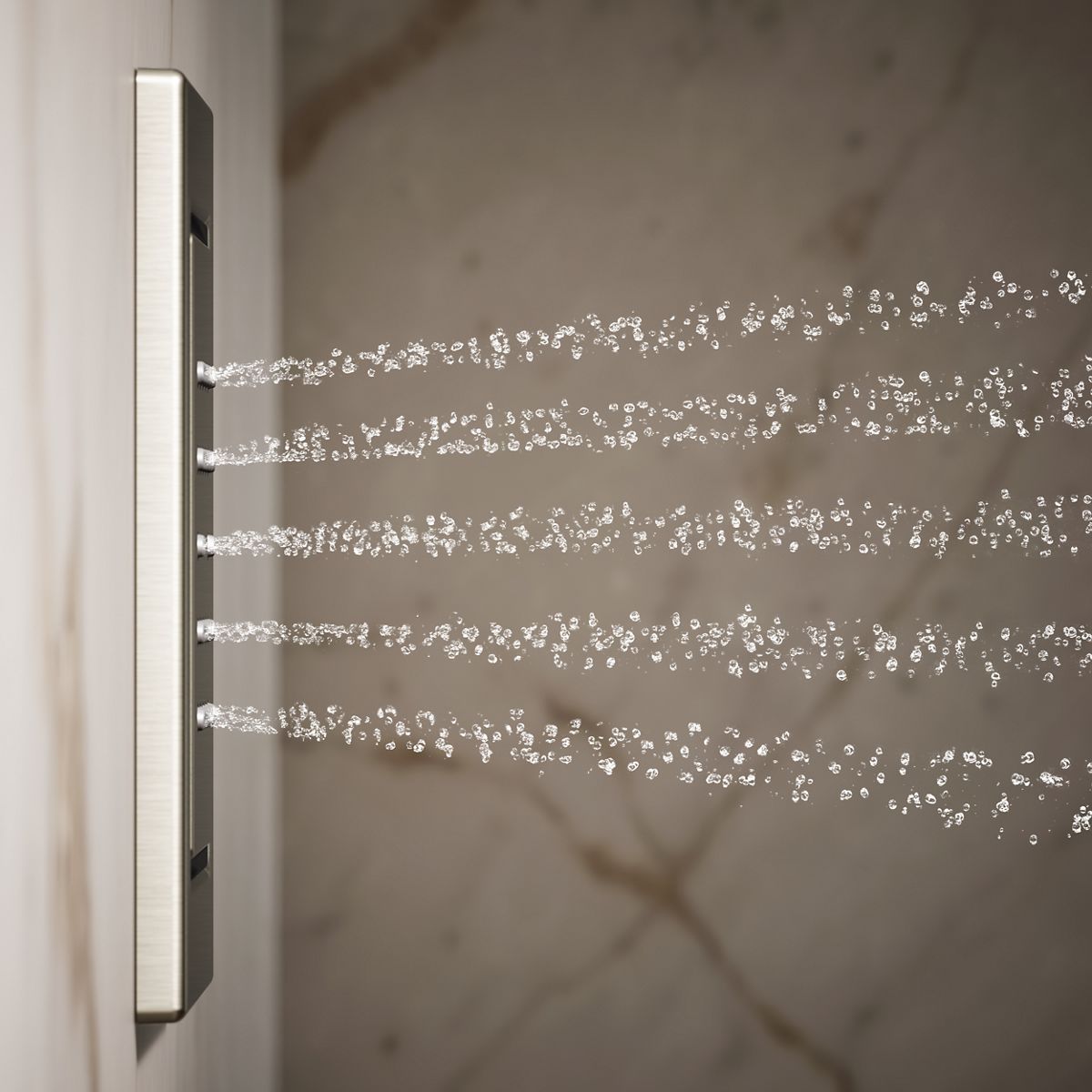 KOHLER | 8003 | WaterTile™| Square 22-nozzle single-function body