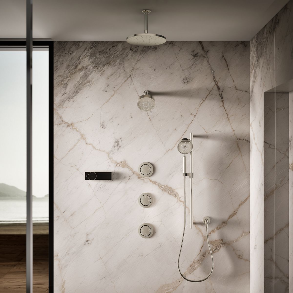 KOHLER | K-77119 | WaterTile Round Body Spray with Katalyst, 1.0 GPM