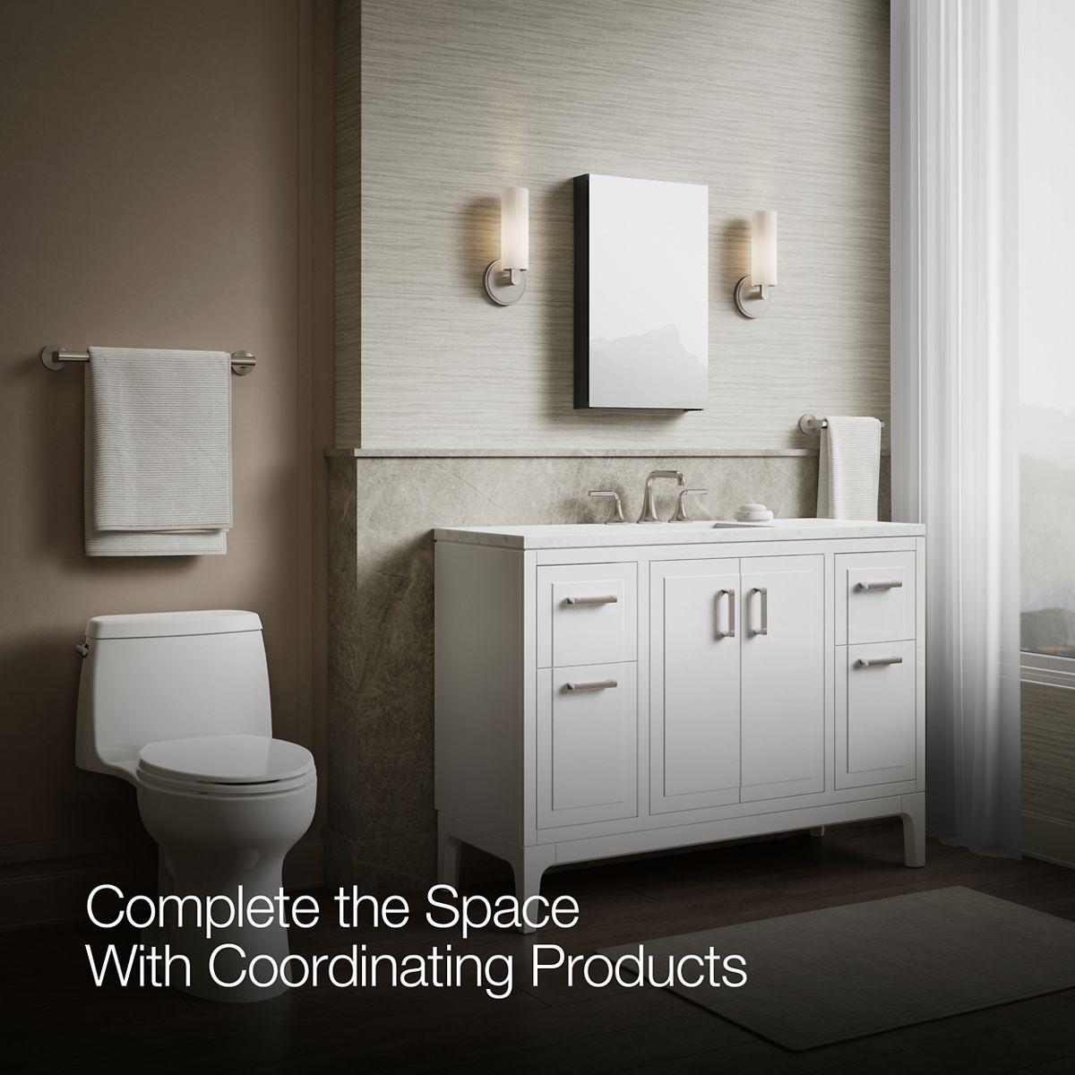 Up to 3 walls & multiple product categories visible