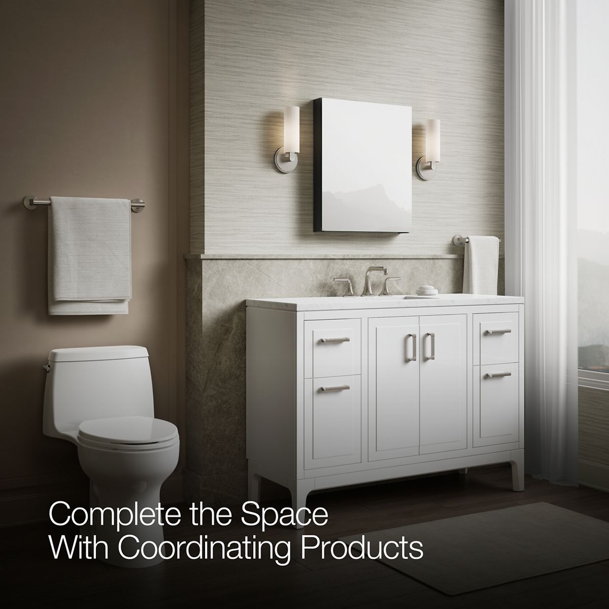 Up to 3 walls & multiple product categories visible
