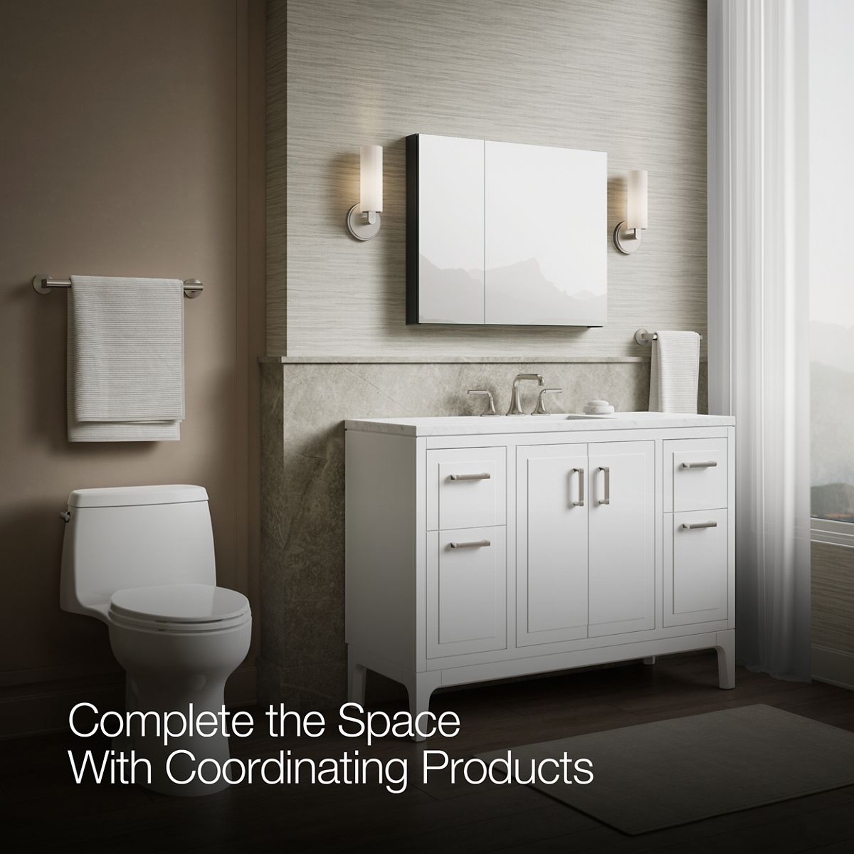 Up to 3 walls & multiple product categories visible