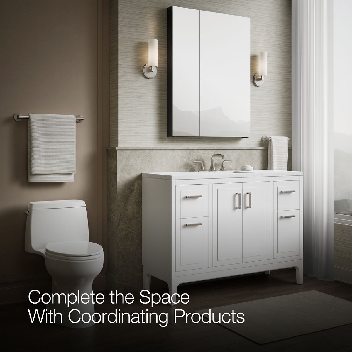 Up to 3 walls & multiple product categories visible