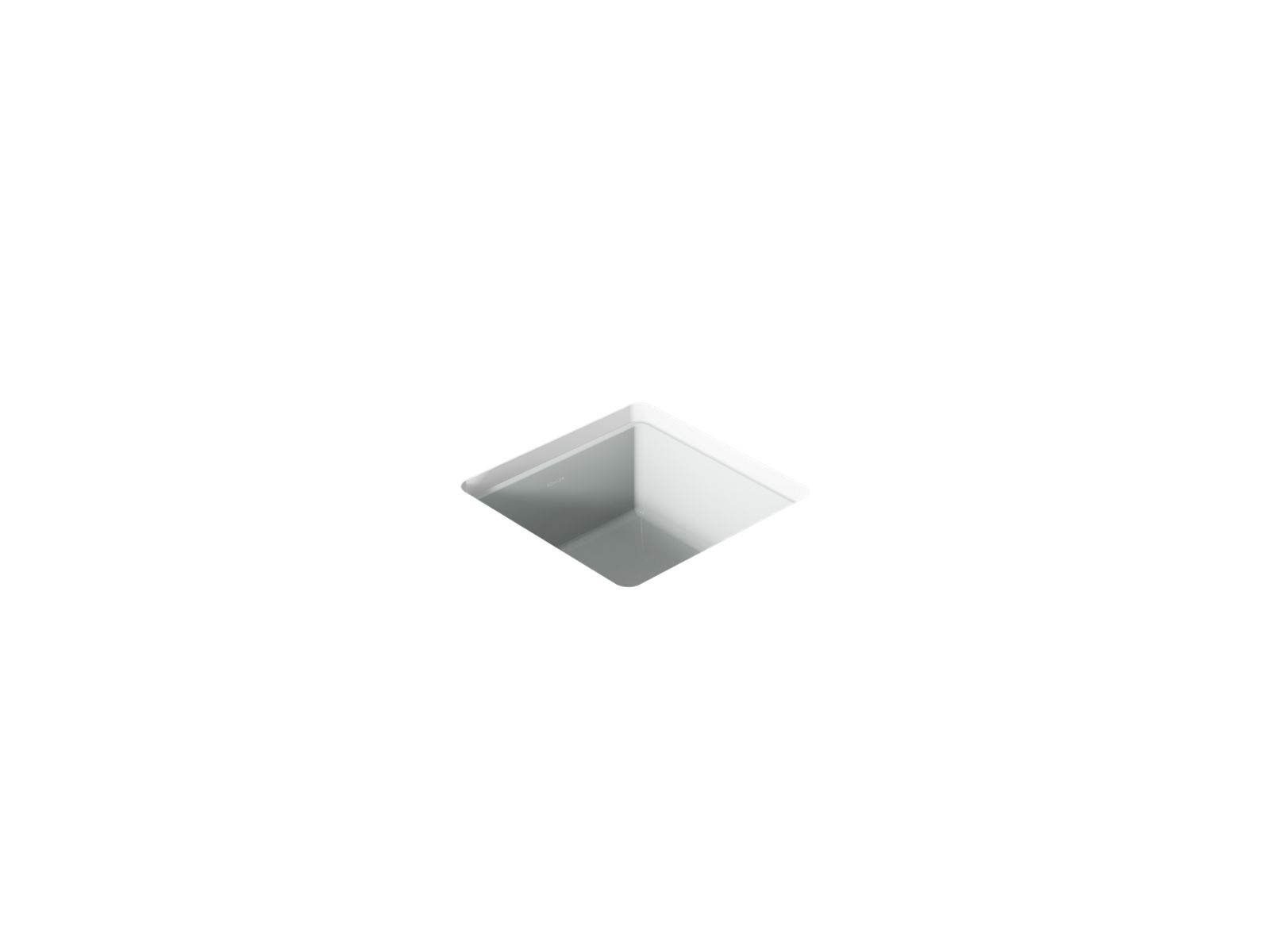 Verticyl 13" square undermount bathroom sink
