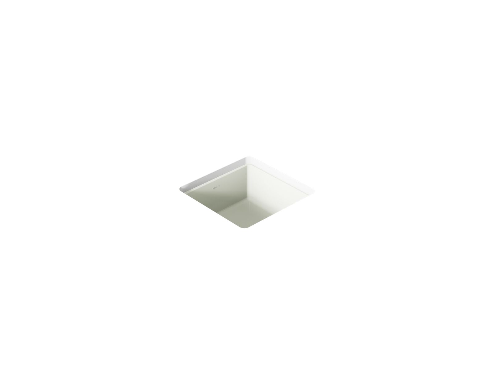 Verticyl 13" square undermount bathroom sink