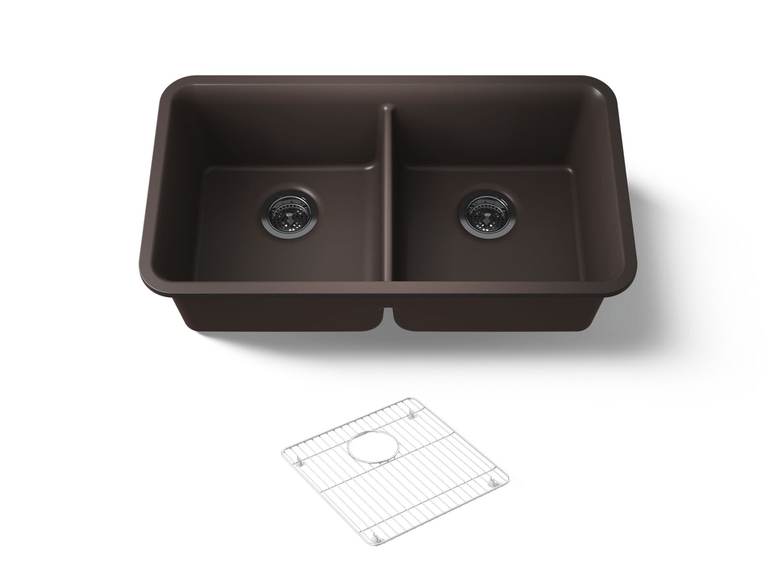 Cairn 33-1/2" undermount double-bowl kitchen sink