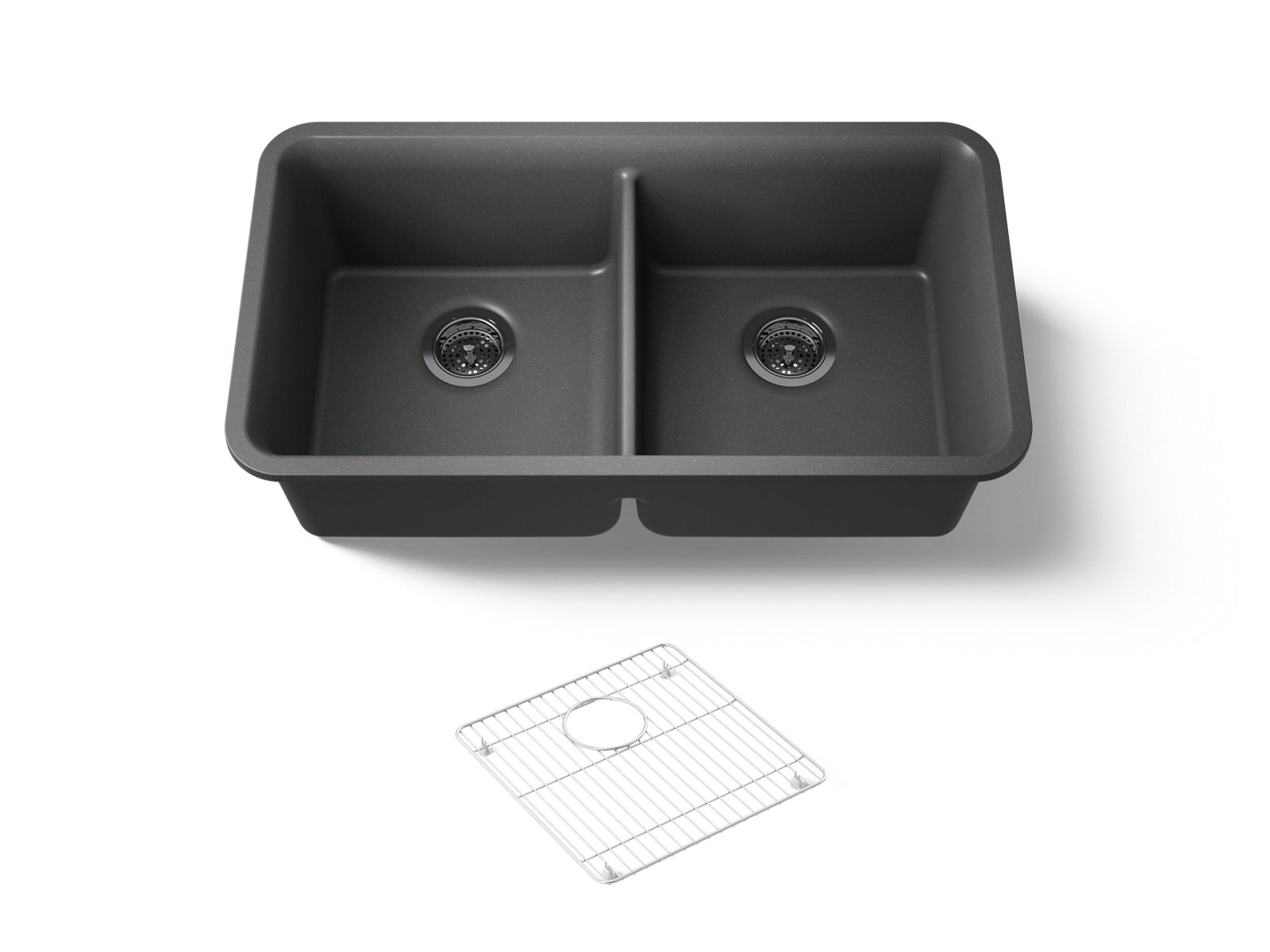 Cairn 33-1/2" undermount double-bowl kitchen sink