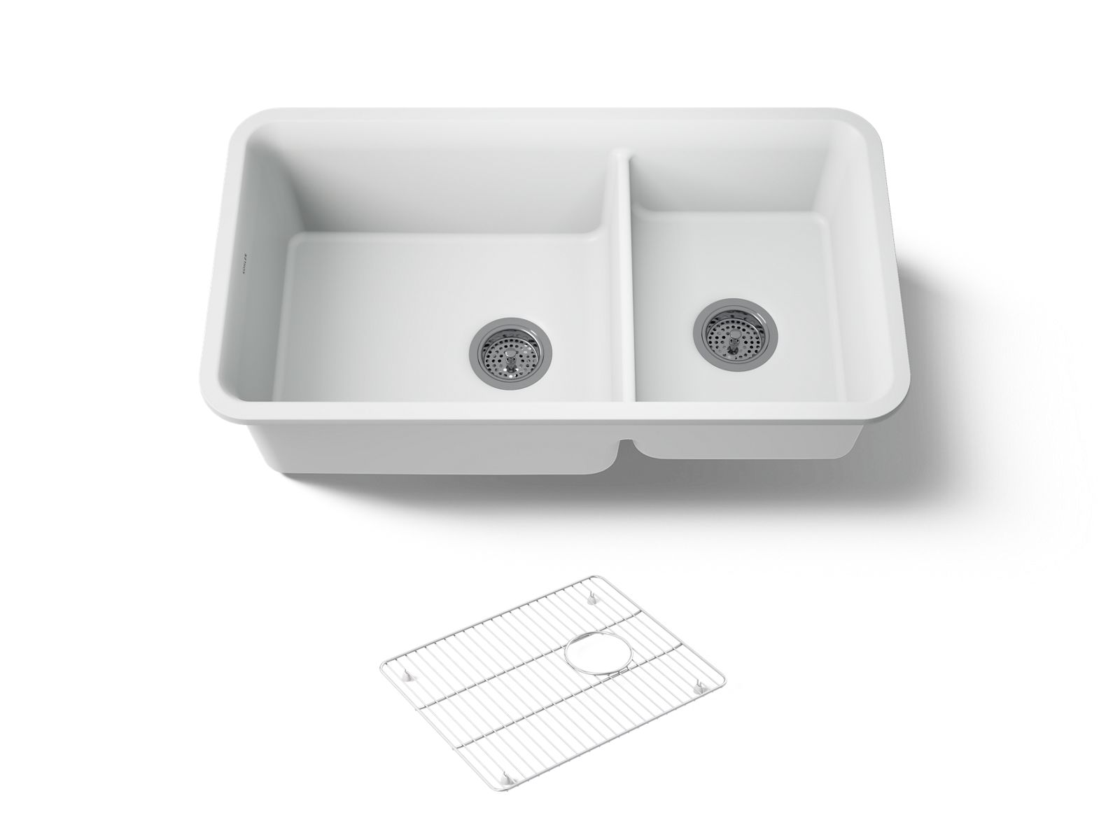 Cairn 33-1/2" undermount double-bowl kitchen sink
