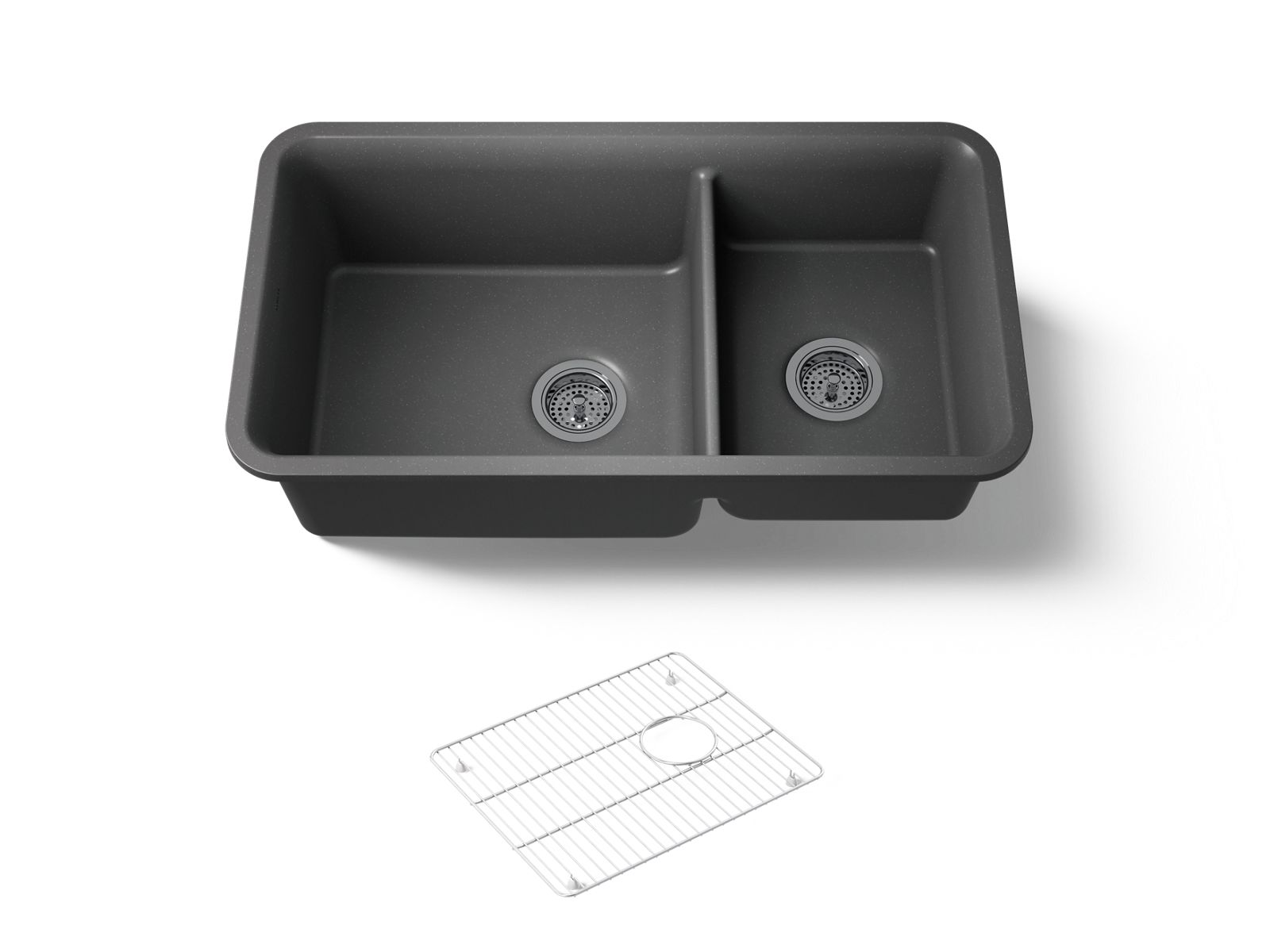 Cairn 33-1/2" undermount double-bowl kitchen sink