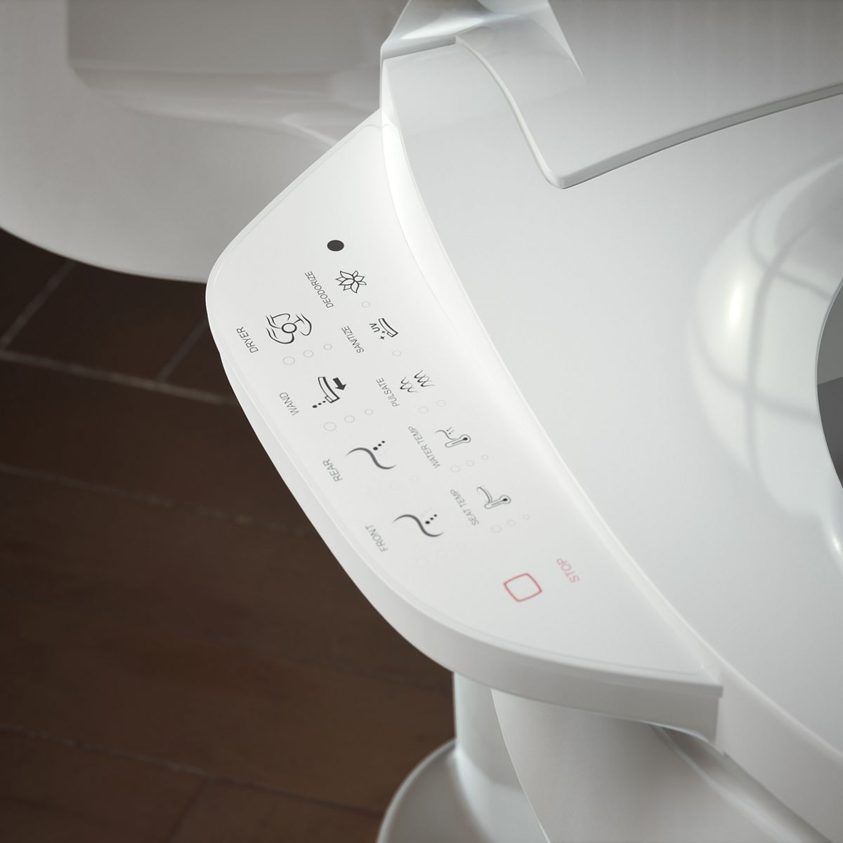 close-up view of product detail function